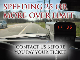 Stopped for Speeding? Contact Us Before You Pay Your Ticket